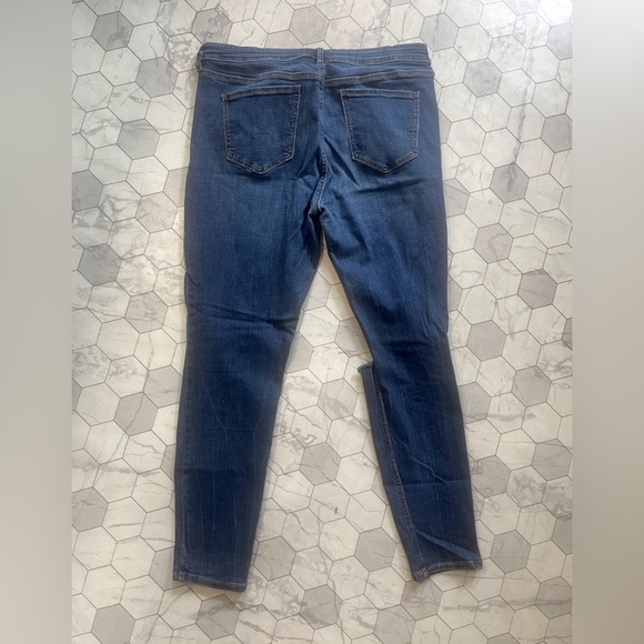 Bundle Lot of 9 pairs of jeans bottoms pants leggings American eagle 16 long - Picture 2 of 16